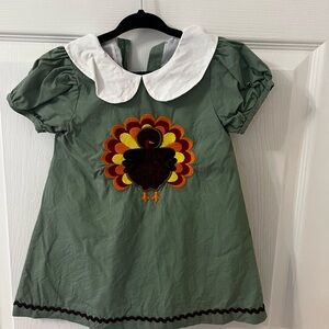 Kids Green Turkey Costume Dress Size 18-24 M